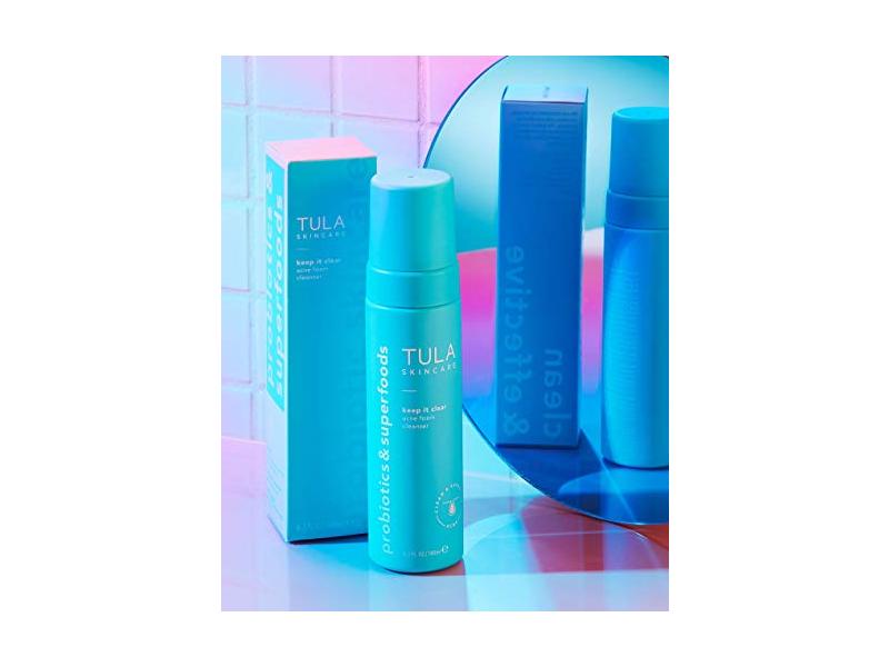 Tula Probiotic Skin Care Keep It Clear Acne Foam Cleanser, 6.3 fl oz/180 mL