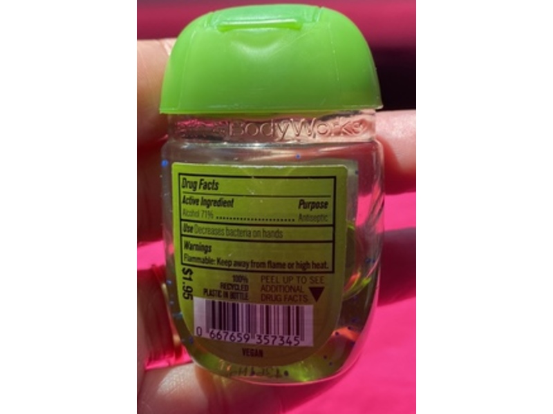 Bath & Body Works Anti-Bacterial Hand Gel, Island Margarita, 1 fl oz/29 mL