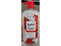 Suave Uplifting Body Wash, Strawberry Delight, 30 fl oz/887 mL, Pack Of 4 - thumbnail 3