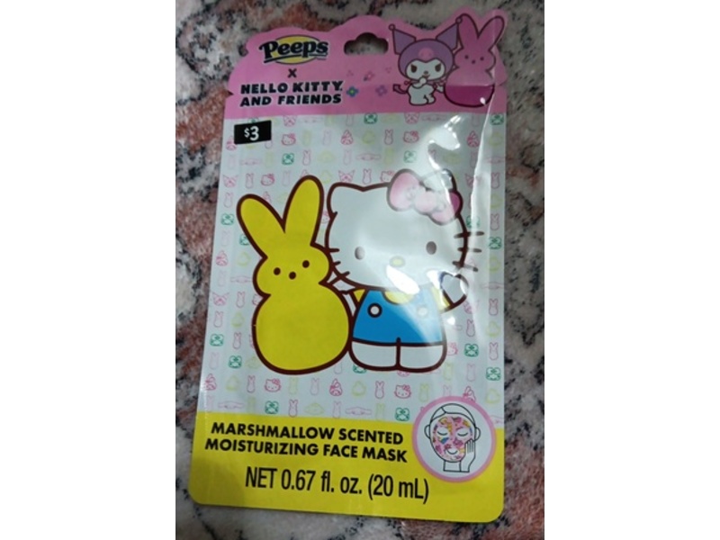 Taste Beauty Hello Kitty & Friends Face Mask, Mashmallow Scented, 0.67 fl oz/20 mL