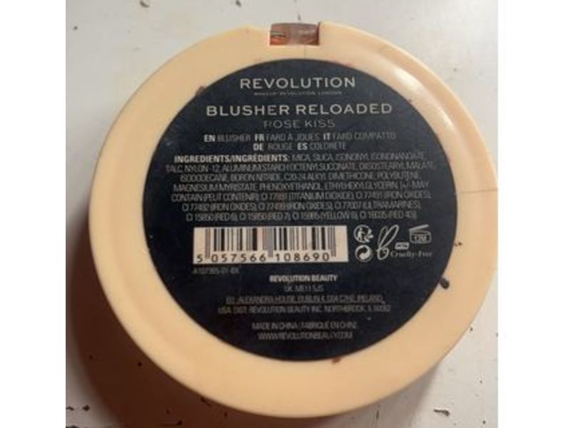 Makeup Revolution Blusher Reloaded, Rose Kiss, 7.5 g