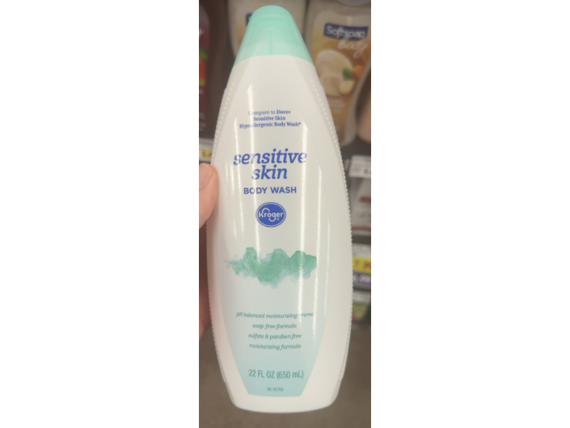 Kroger Sensitive Skin Body Wash, 22 fl oz/650 mL