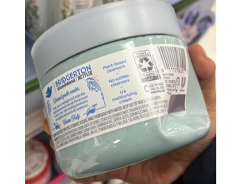 Dove Limited Edition Moonlit Masquerade Bridgerton Body Scrub, Hydrangea & White Wisteria, 15 oz