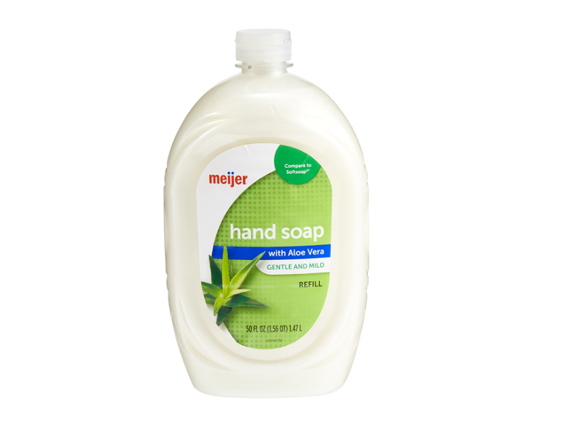 Meijer Hand Soap, Aloe Vera, 50 fl oz/1.47 L