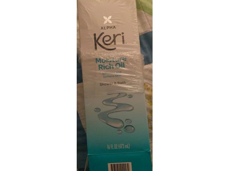 Keri Shower & Bath Moisture Rich Oil, 16 fl oz/473 mL
