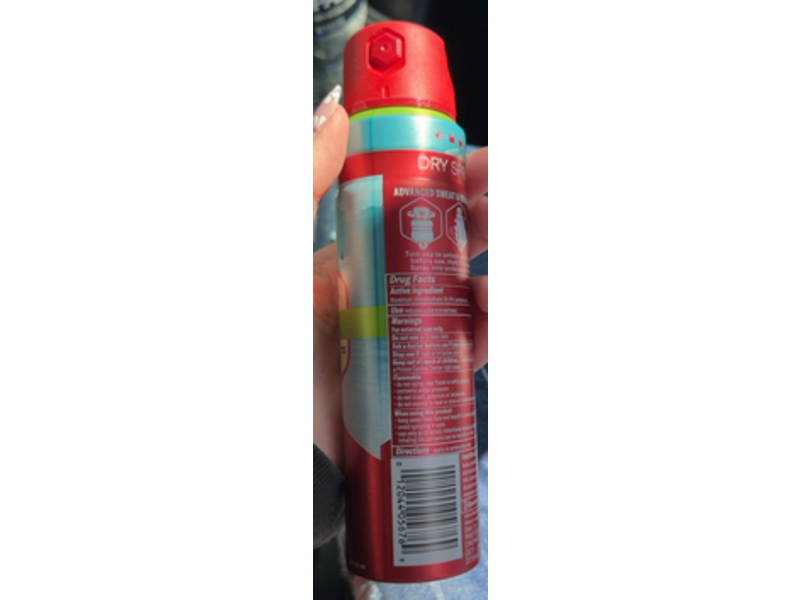 Old Spice Dry Antiperspirant Spray, Fiji, 4.3 oz/122 g, Pack Of 3