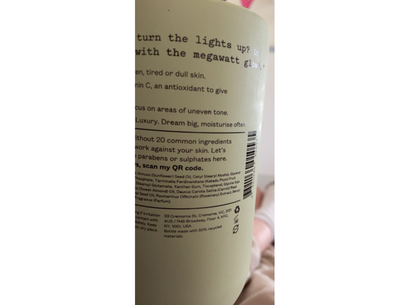 Frank Body Everyday Brightening Body Lotion, Bamboo & Camellia, 8.45 fl oz/250 mL