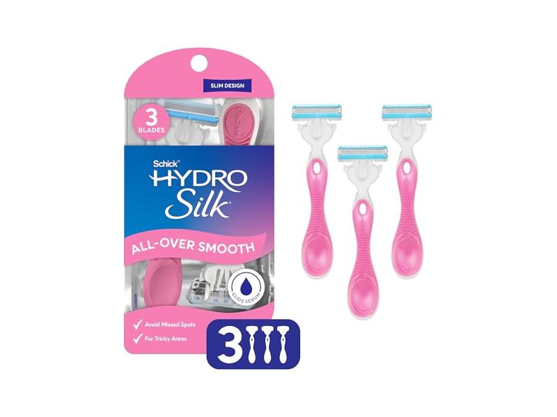 Schick Hydro Silk Disposable Jet Ables, All-Over Smooth, 3 Count
