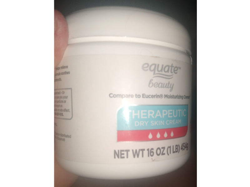 Equate Beauty Therapeutic Cream, Dry Skin, 16 oz/454 g