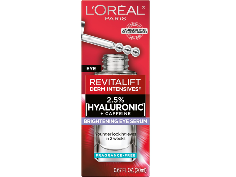 thumbnail image 2 of L'Oreal Revitalift Derm Intensives Brightening Eye Serum - 0.67 Oz (Lot Of 2) 2 of 4