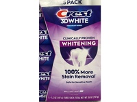 Crest 3D White Fluride Anticavity Toothpaste, Brilliant Mint, 5.2 oz/147 g, Pack Of 5 - thumbnail 2