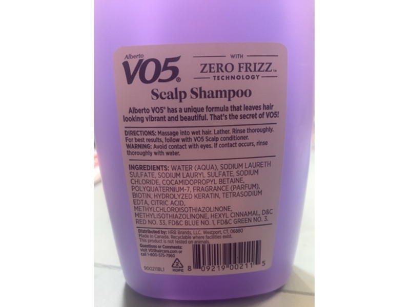 Alberto V05 Scalp Shampoo, Keratin + Biotin, 15 fl oz/443 mL