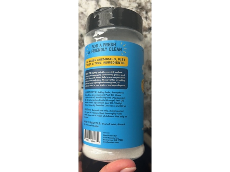 Aunt Fannie's Sink Refresher, Bright Lemon, 16 oz/454 g