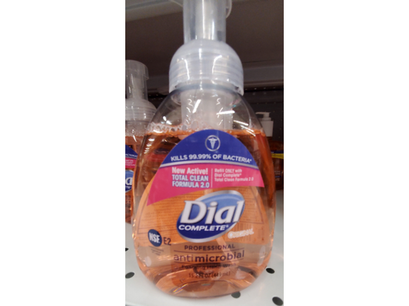 Dial Complete Antimicrobial Foaming Hand Wash, Original, 15.2 oz/449 mL