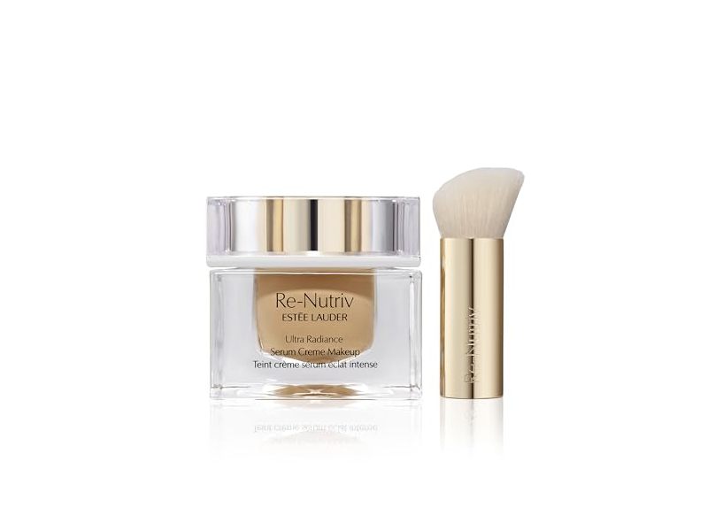 Estee Lauder Re-Nutriv Ultra Radiance Serum Creme Makeup Foundation, 3W1 Tawny, 1 oz