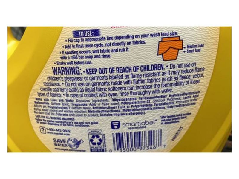 Suavitel Complete Fabric Softener, Morning Sun, 89 Loads, 105 fl oz/3.1 L