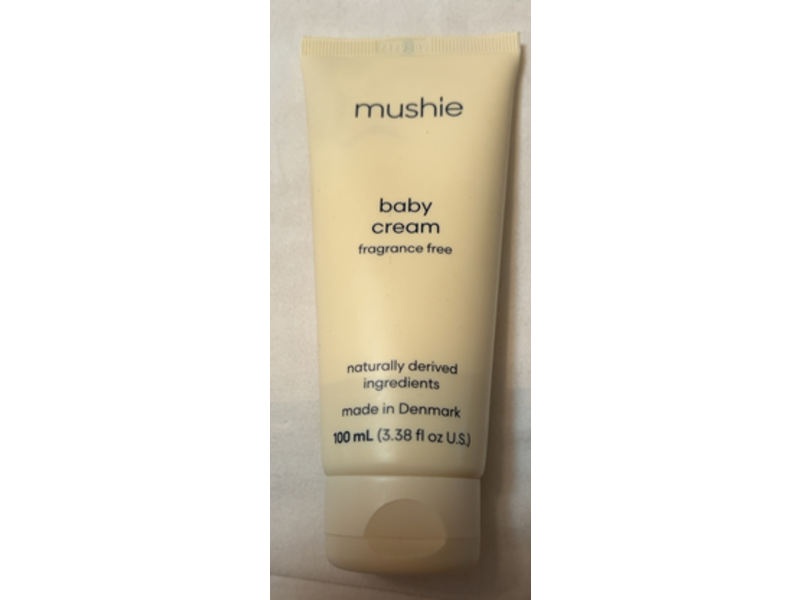 Mushie Baby Cream, 3.38 fl oz/100 mL