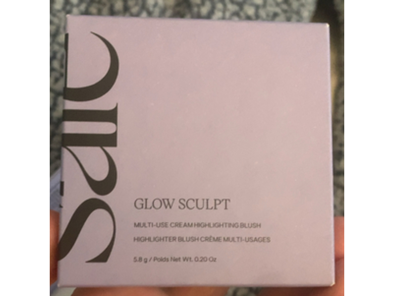 Saie Glow Sculpt Multi-Use Cream Highlighting Blush, Mauveglow, 0.20 oz/5.8 g