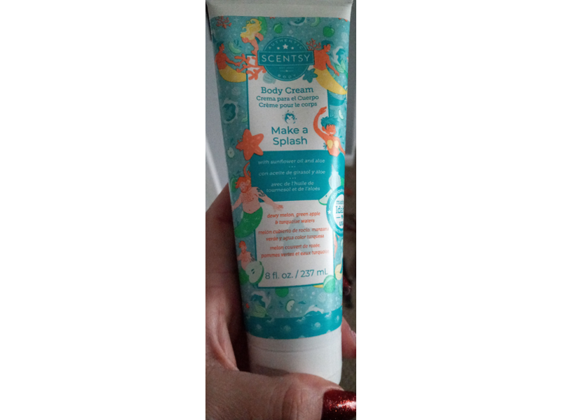 Scentsy Make A Splash Body Cream, 8 fl oz/237 mL
