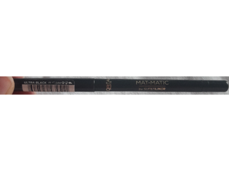 L'Oreal Paris Super Mat-Matic Waterproof Eyeliner, Ultra Black, 0.017 oz