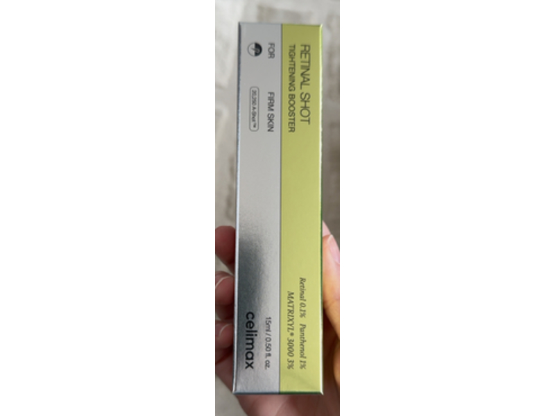 Celimax Retinol Shot Tightening Booster, Firm Skin, 0.50 fl oz/15 mL