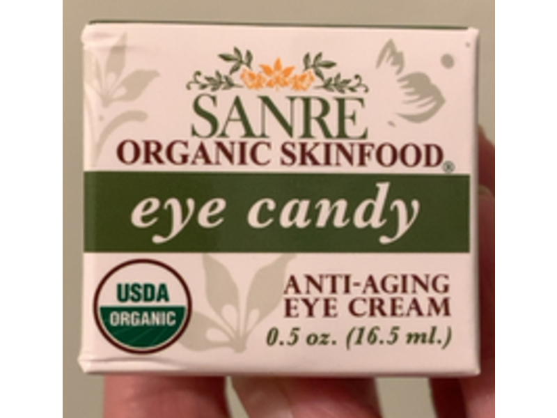 SanRe Organic Skinfood Eye Candy Anti-Aging Eye Cream, 0.5 oz/16.5 mL