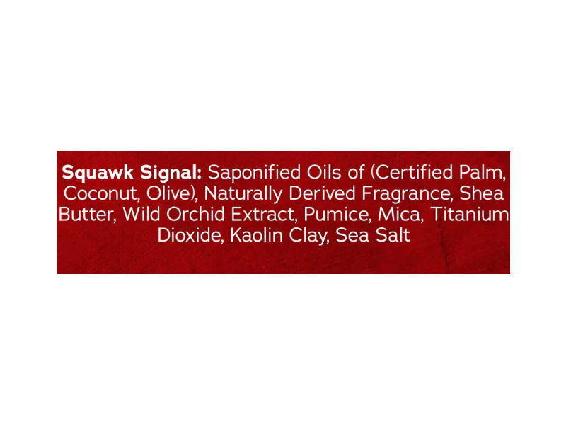 Dr. Squatch Stranger Things Men's Natural Soap, Squawk Signal, 5 oz/141 g