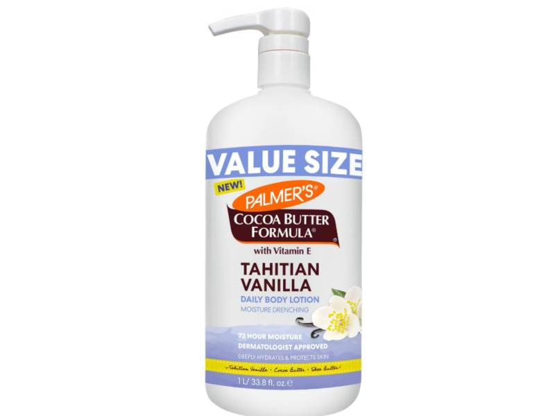 Palmer's Cocoa Butter Formula Daily Body Lotion, Tahitian Vanilla, 33.8 fl oz/1 L