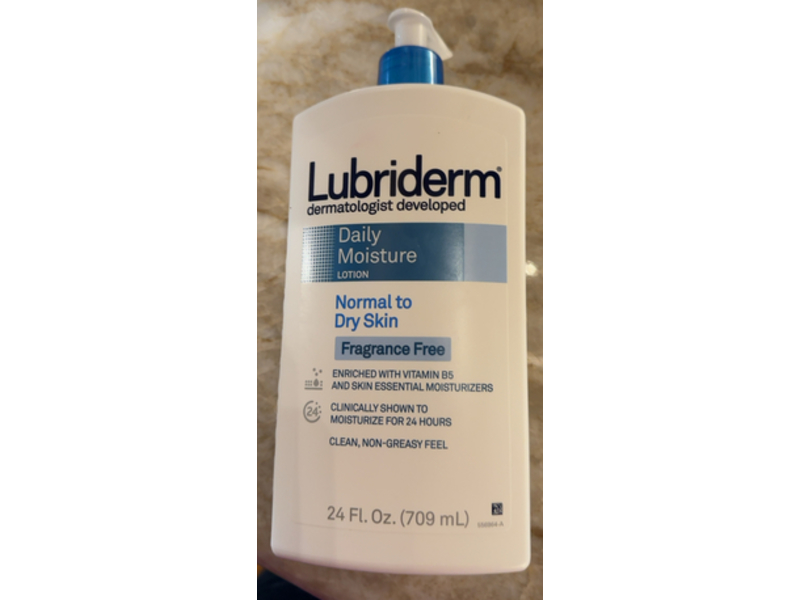 Lubriderm Daily Moisture Body Lotion, Normal To Dry Skin, 24 fl oz/709 mL
