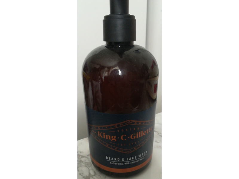 Gillette King C. Gillette Beard And Face Wash, 350 ml