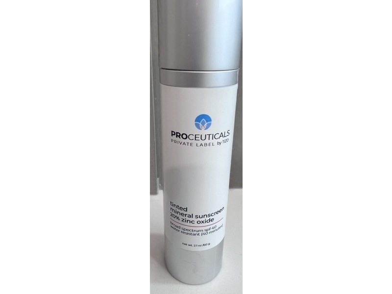 Proceuticals Tinted Mineral Sunscreen, 20% Zinc Oxide, SPF 40, 2.1 oz/60 g