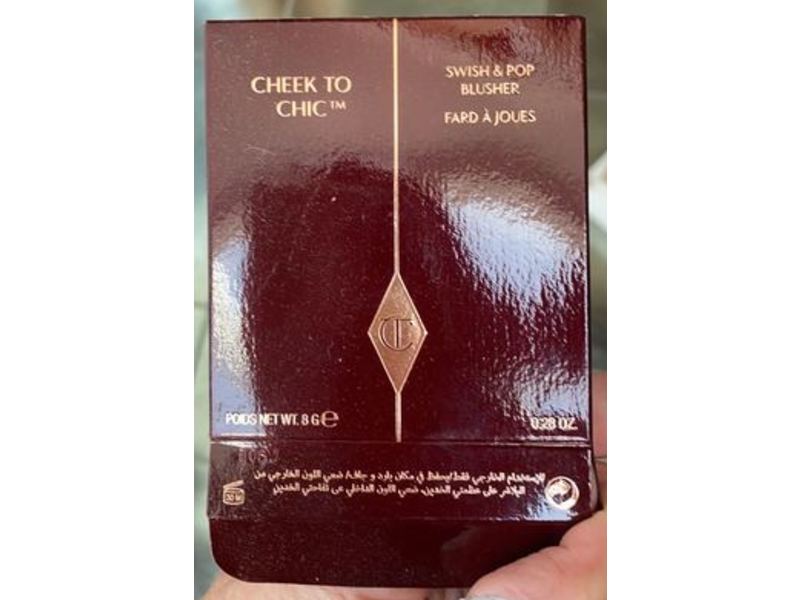 Charlotte Tilbury Cheeks To Chic Swish & Pop Blusher, Love Glow, 0.28 oz/8 g