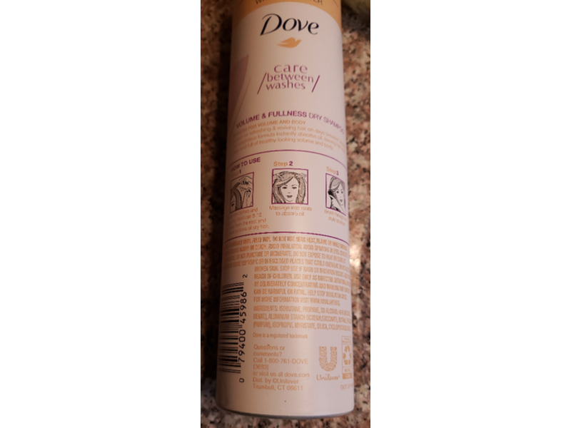 Dove Care Between Washes Volume & Fullness Dry Shampoo, 7.3 oz/207 g