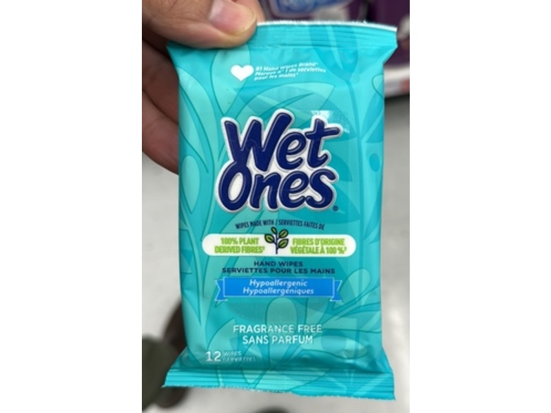Wet Ones Hand Wipes, 12 Count