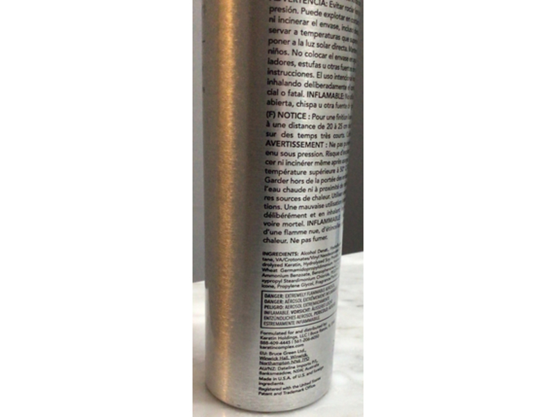 Keratin Complex Flex Hold Hairspray, 9 oz/255 g