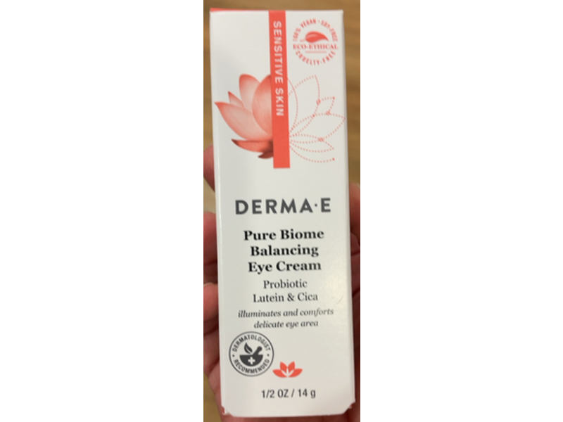 Derma-E Pure Biome Balancing Eye Cream, 0.5 oz/14 g