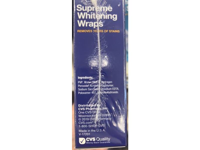 Cvs Health Supreme Whitening Wraps, 20 Count