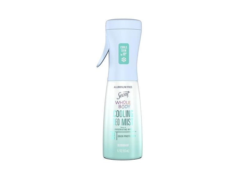 Secret Whole Body Cooling Deo Mist, Invigorating Mint , 5.2 fl oz/153 mL