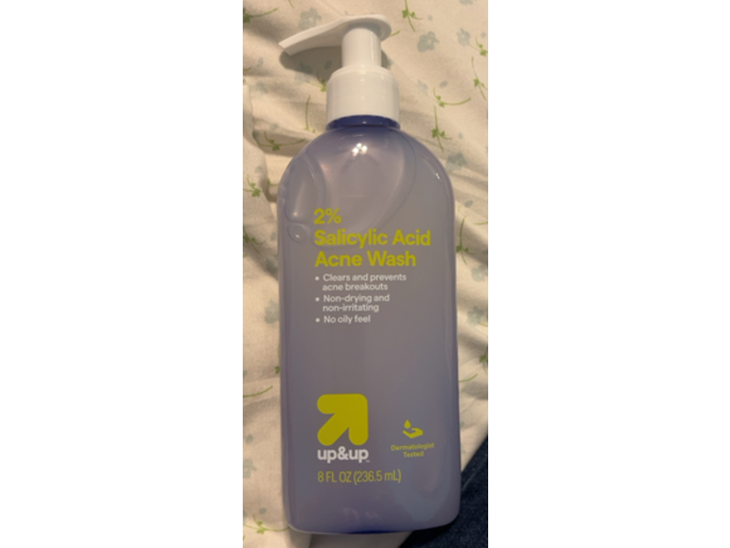 Up & Up Acne Wash, 2% Salicylic Acid, 8 fl oz/236.5 mL