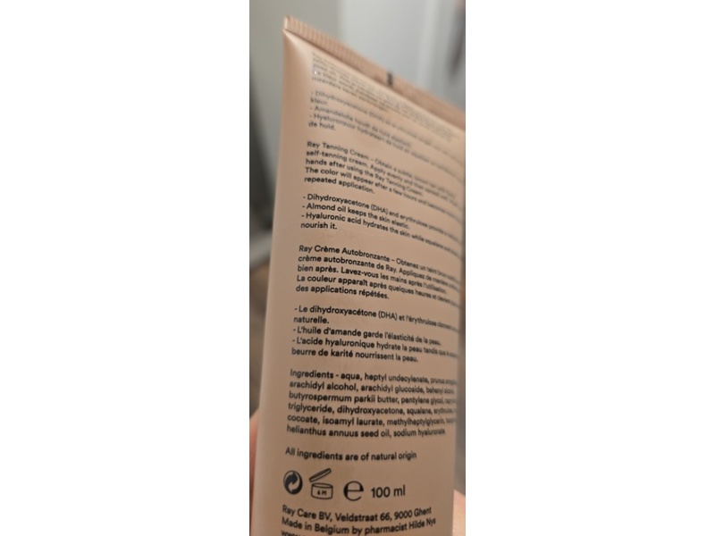 Ray Body & Legs Tanning Cream, 100 mL