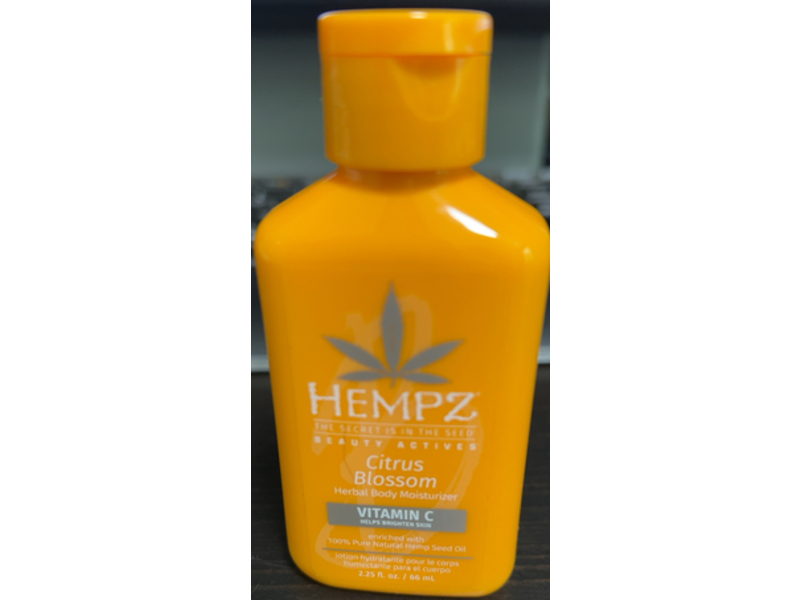 Hempz Body Lotion, Citrus Blossom, 2.25 fl oz/66 mL