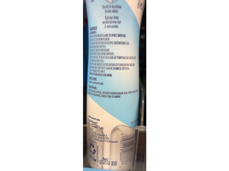 Secret Deodorant Dry Spray, Notes Of Cherry Blossom, 4.1 oz/116 mL, Pack Of 2