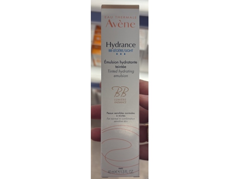 Eau Thermale Avene Hydrance BB Tinted Hydrating Emulsion, Light, 1.3 fl oz/40 mL
