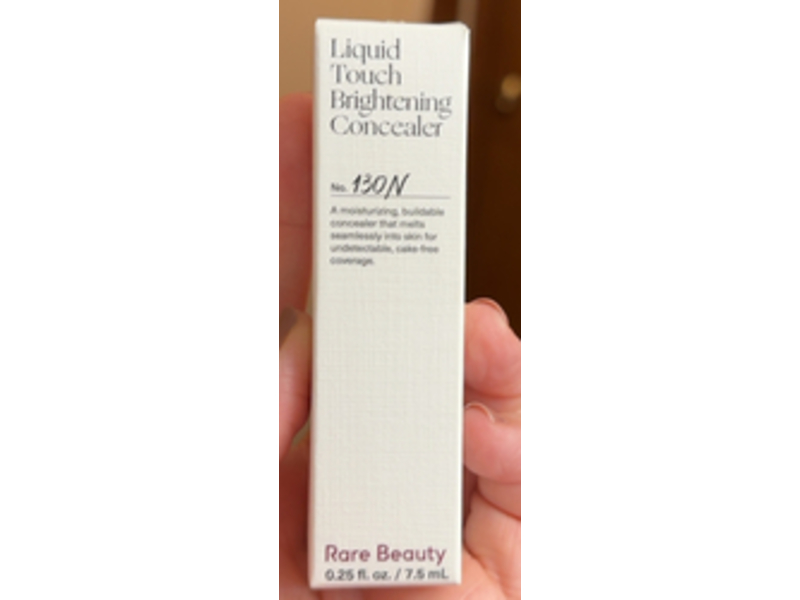 Rare Beauty Liquid Touch Brightening Concealer, 130N, 0.25 fl oz/7.5 mL