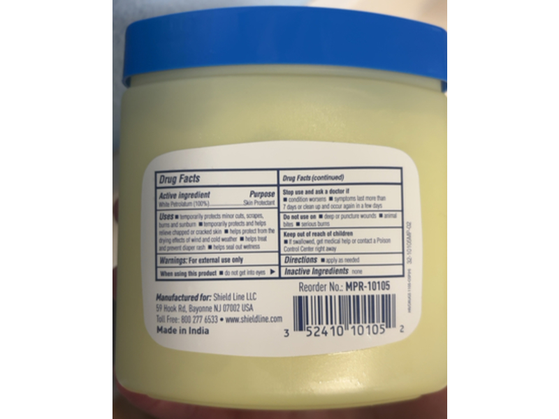 Med Pride 100% Pure Petroleum Jelly, 13 oz/368 g