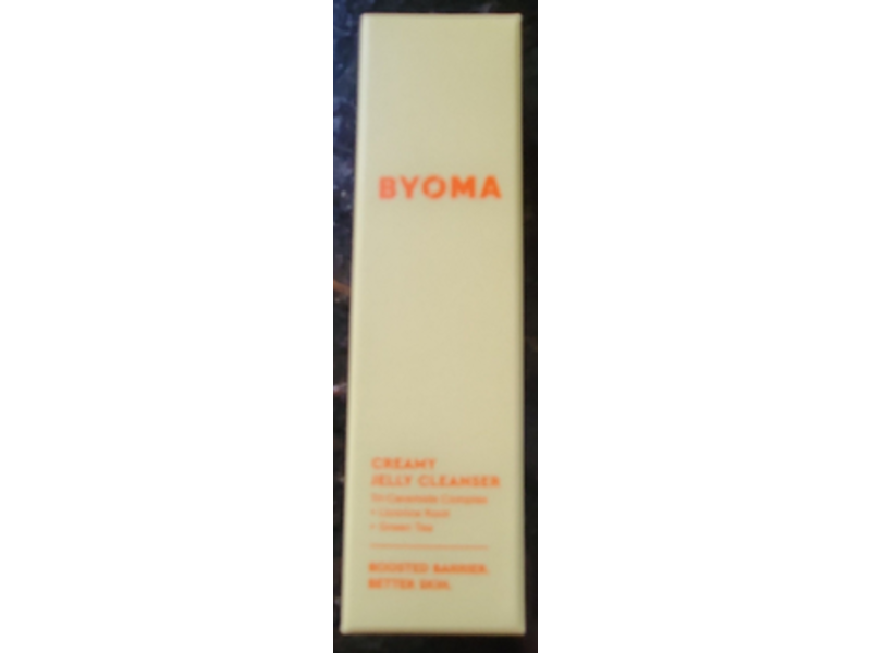 Byoma Creamy Jelly Cleanser, Licorice Root & Green Tea, 0.33 oz/10 mL