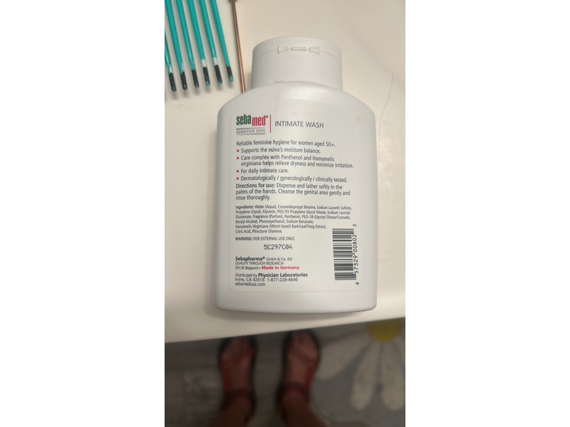 Sebamed Sensitive Skin Intimate Wash, 6.8 fl oz/200 mL