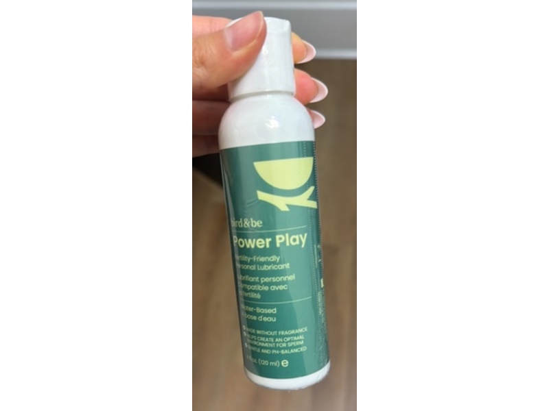 Bird&Be Power Play Personal Lubricant, 4 fl oz/120 mL