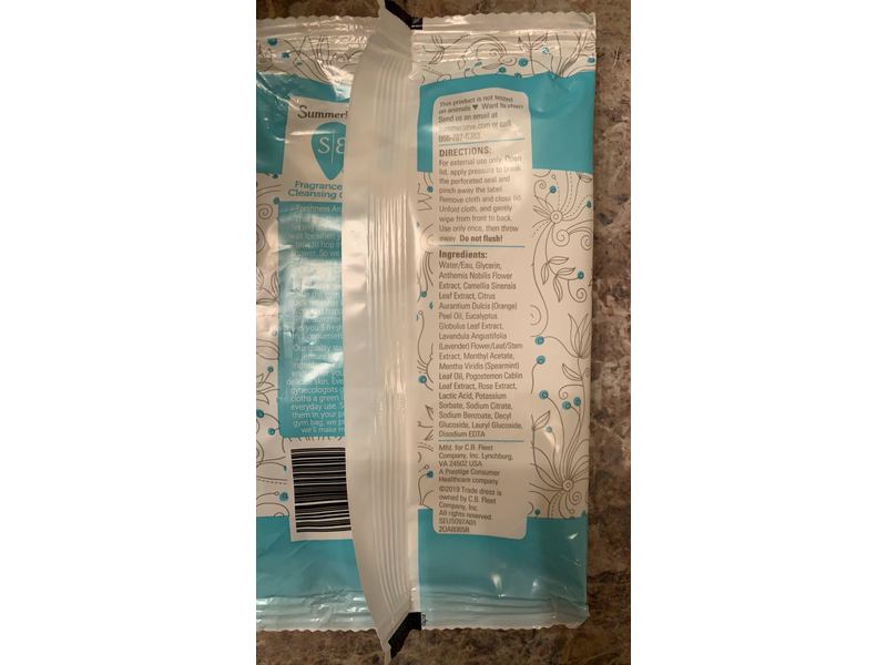 Summer's Eve Cleansing Cloths Fragrance Free 32 Count