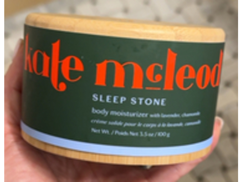 Kate McLeod Body Moisturizer, Sleep Stone, 3.5 oz/100 g